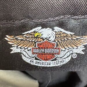Harley Davidson wax coated jeans  size 14 x 31